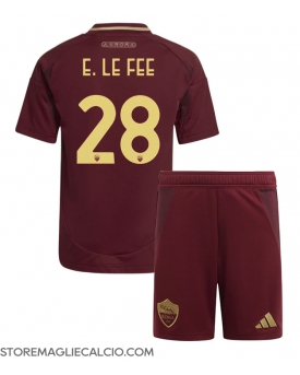 AS Roma Enzo Le Fee #28 Maglia Gara Casa Repliche 2024-25 Bambino Maniche Corte AS Roma Enzo Le Fee #28 Maglia Gara Casa Repliche 2024-25 Bambino Maniche Corte